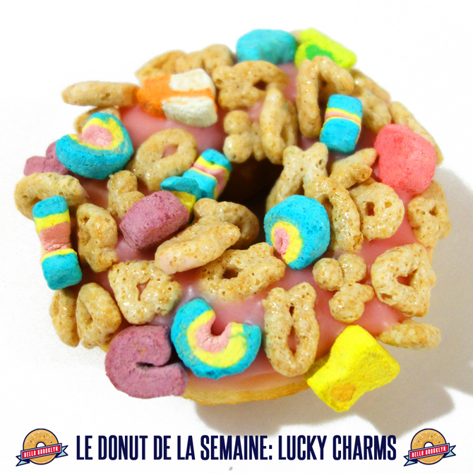 Le donut de la semaine: Lucky Charms!